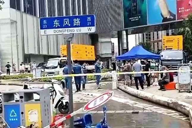 江南体育(中国)官方网站-JN SPORTS排涝突击队在排涝现场